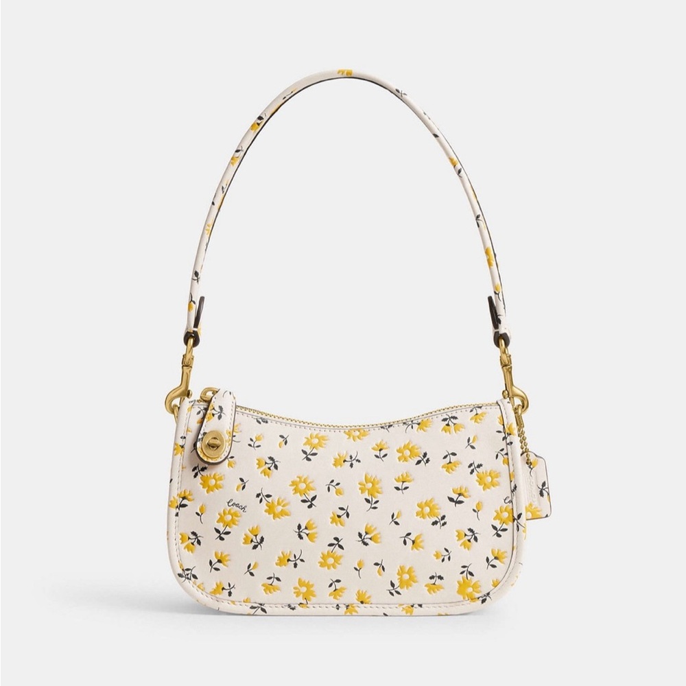 New Coach Swinger Bag 20 With Floral Print